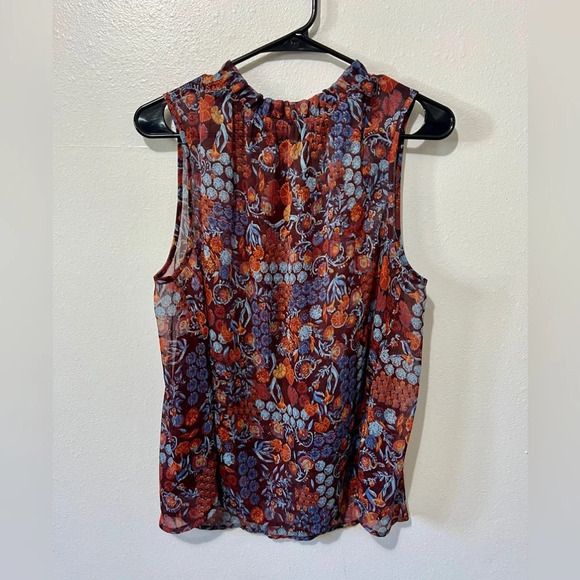 Hippie Laundry Bohemian Floral Sheer Tank Top - Large - Picture 2 of 5